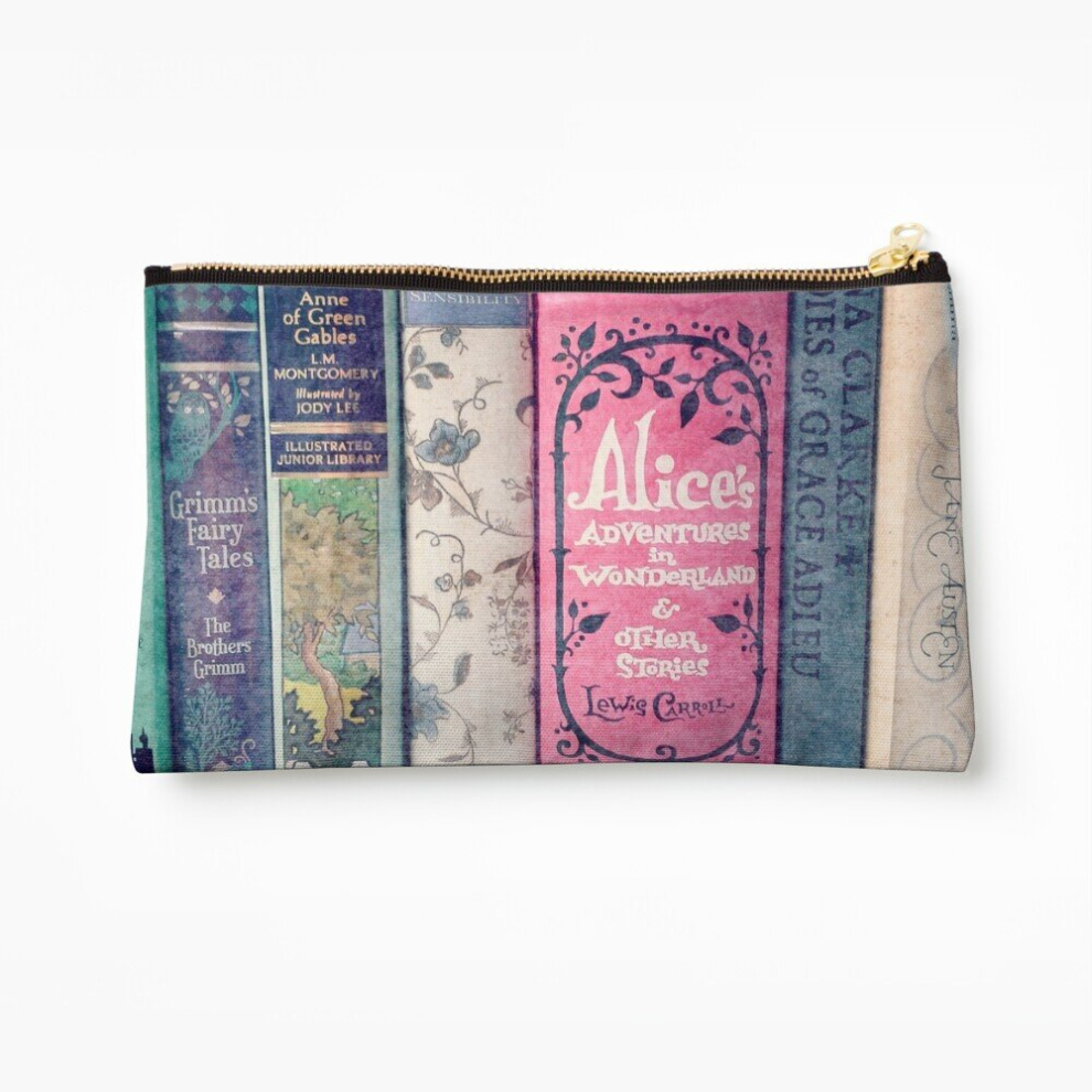 Whibos Makeup Bag A Perfect Libraray Cosmetic Organizer Tyvek Paper Bags Zipper Pouch