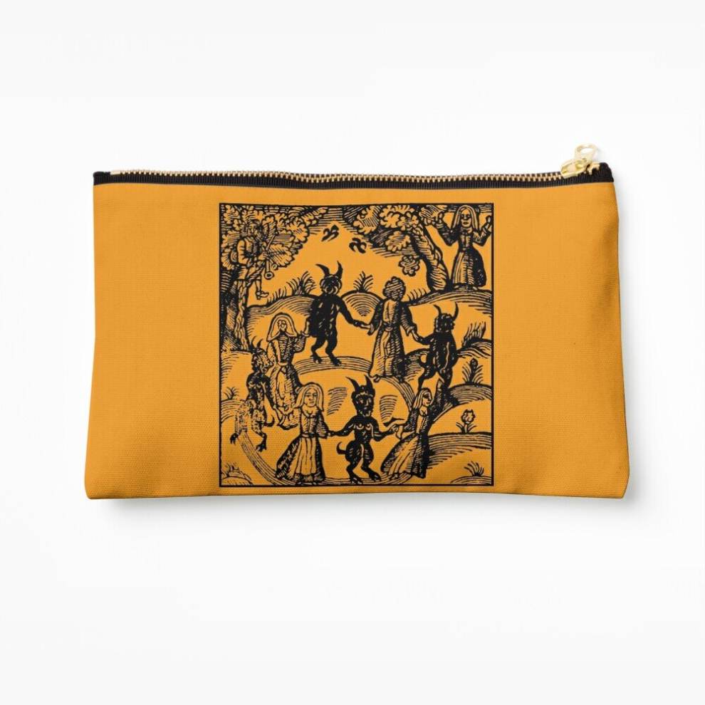 Whibos Makeup Bag Dance With The Devil Cosmetic Organizer Tyvek Paper Bags Zipper Pouch
