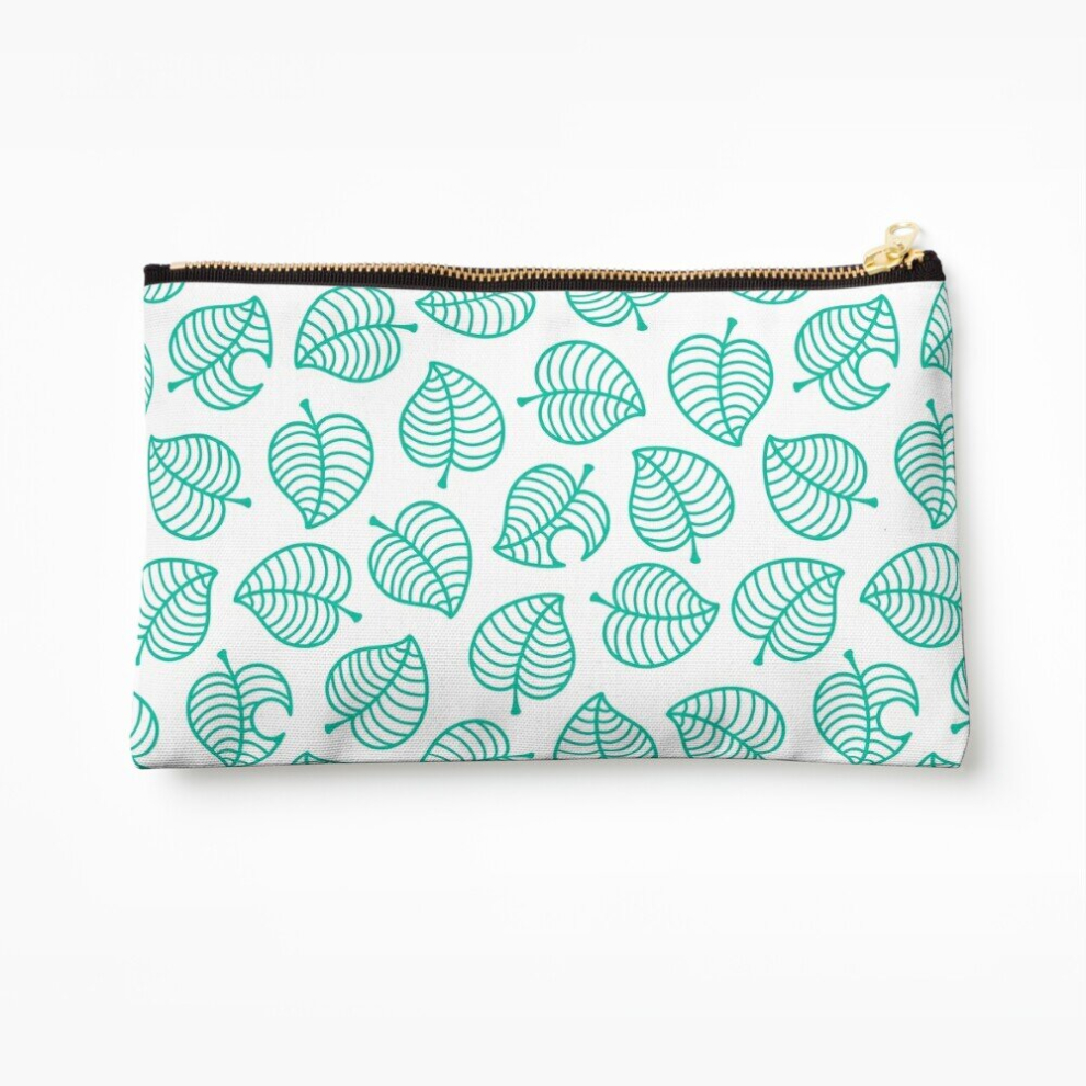 Whibos Makeup Bag Tanuki Leaf Cosmetic Organizer Tyvek Paper Bags Zipper Pouch