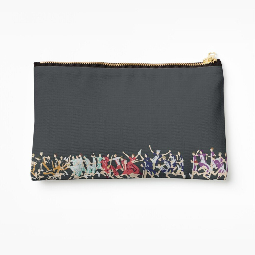 Whibos Makeup Bag Haikyuu Cosmetic Organizer Tyvek Paper Bags Zipper Pouch