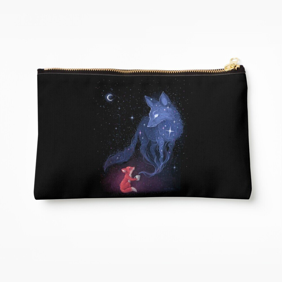 Whibos Makeup Bag Celestial Cosmetic Organizer Tyvek Paper Bags Zipper Pouch