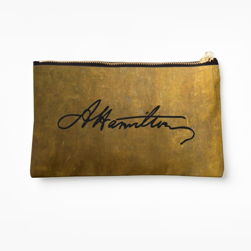 Whibos Makeup Bag Hamilton Plain Signature Cosmetic Organizer Tyvek Paper Bags Zipper Pouch