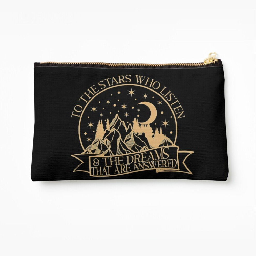 Whibos Makeup Bag To The Stars Who Listen And The Dreams That Are Answered, Rhysand Quote Cosmetic Organizer Tyvek Paper Bags Zipper Pouch