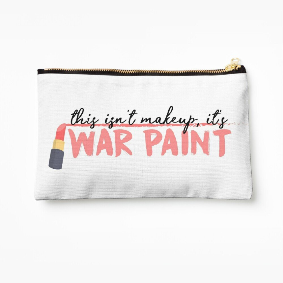 Whibos Makeup Bag War Paint Cosmetic Organizer Tyvek Paper Bags Zipper Pouch