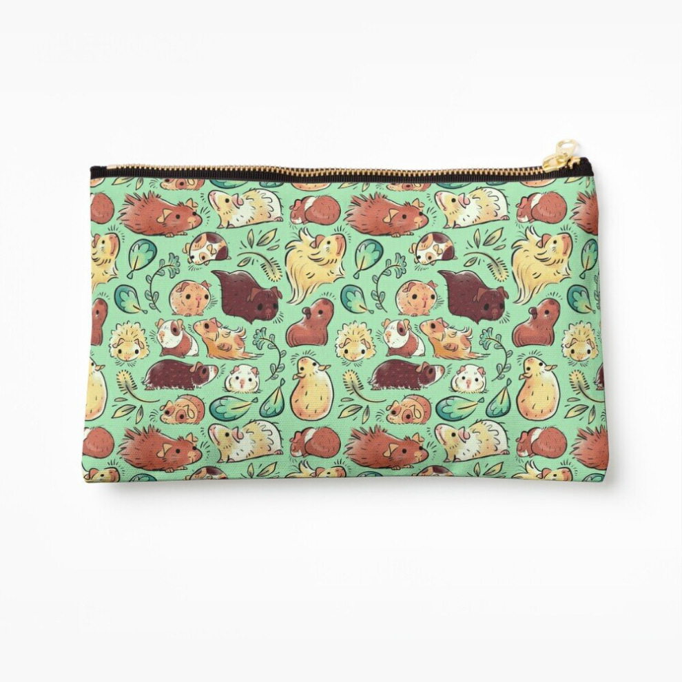 Whibos Makeup Bag Guinea Pig Huddle Cosmetic Organizer Tyvek Paper Bags Zipper Pouch