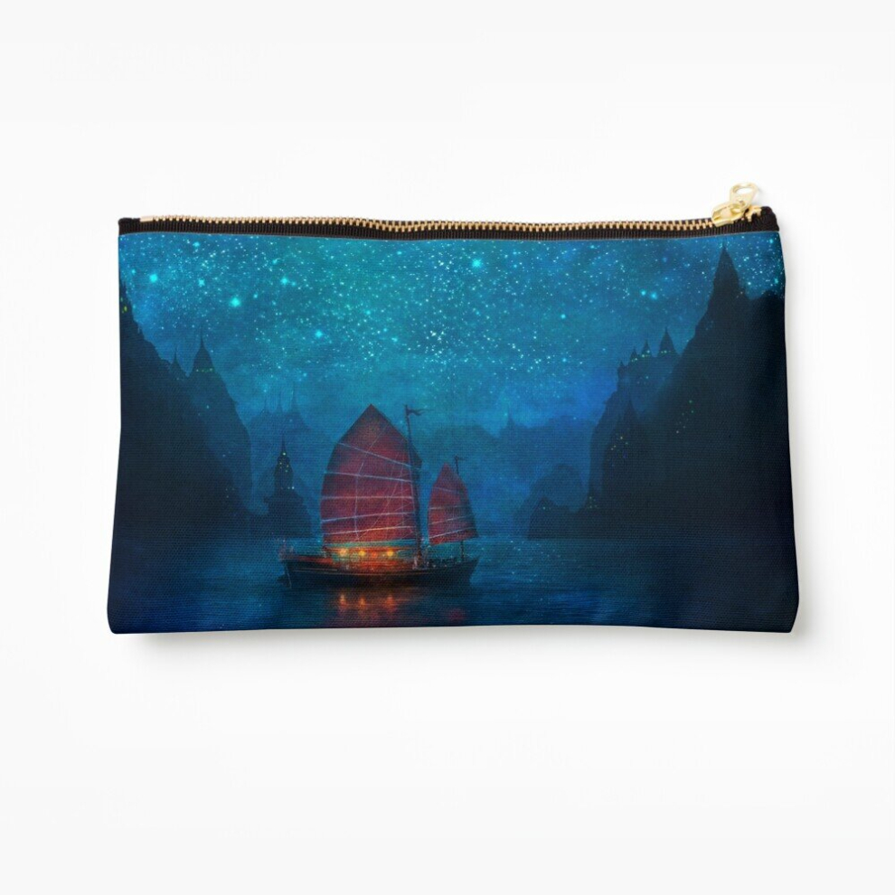 Whibos Makeup Bag Our Secret Harbor Cosmetic Organizer Tyvek Paper Bags Zipper Pouch
