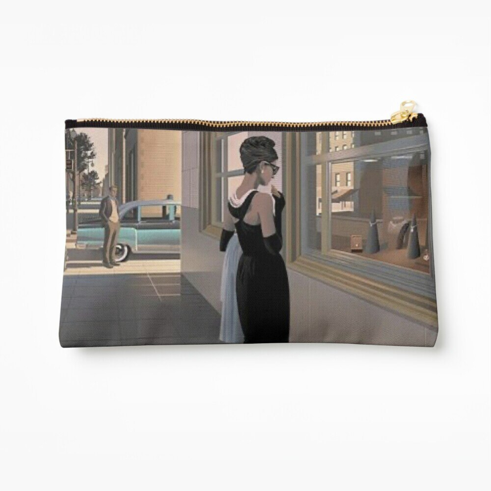 Whibos Makeup Bag Breakfast Cosmetic Organizer Tyvek Paper Bags Zipper Pouch