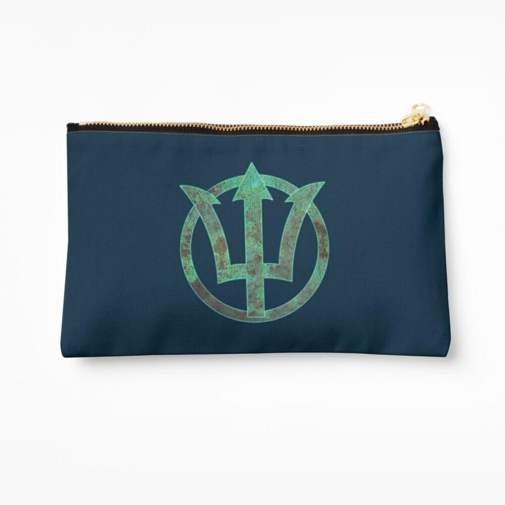 Whibos Makeup Bag Poseidon Cosmetic Organizer Tyvek Paper Bags Zipper Pouch
