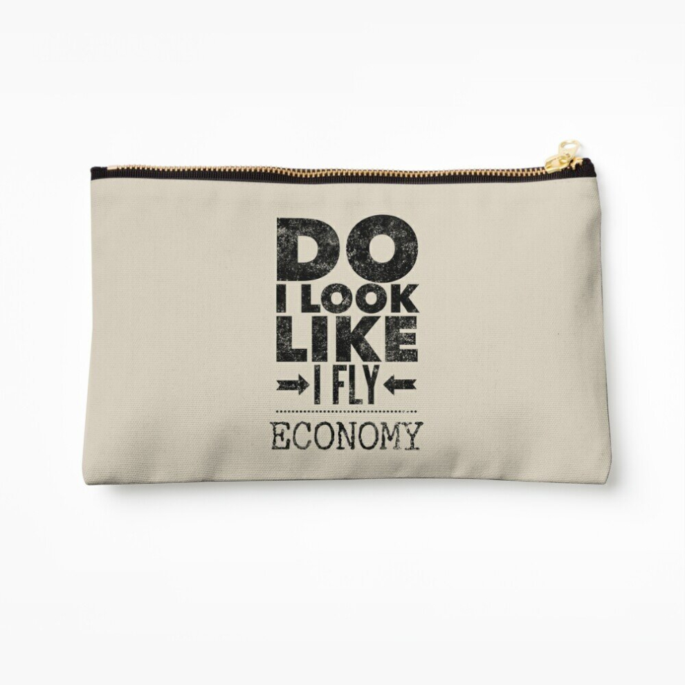 Whibos Makeup Bag Do I Look Like I Fly Economy? Cosmetic Organizer Tyvek Paper Bags Zipper Pouch