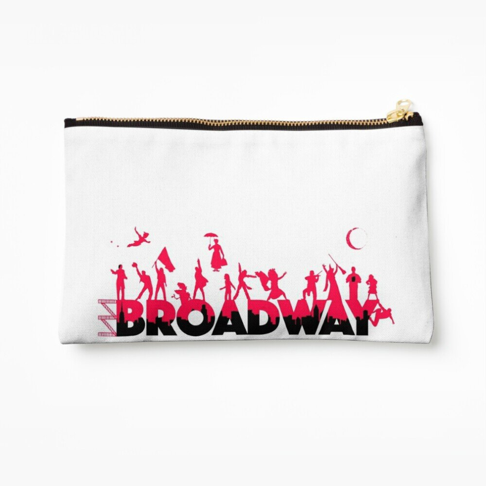 Whibos Makeup Bag A Celebration Of Broadway Cosmetic Organizer Tyvek Paper Bags Zipper Pouch