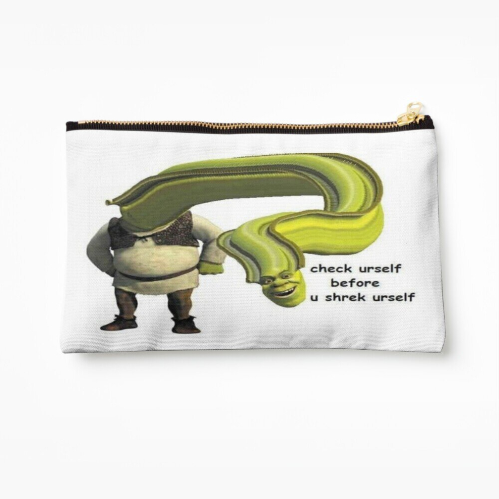 Whibos Makeup Bag Shrek Yourself Cosmetic Organizer Tyvek Paper Bags Zipper Pouch
