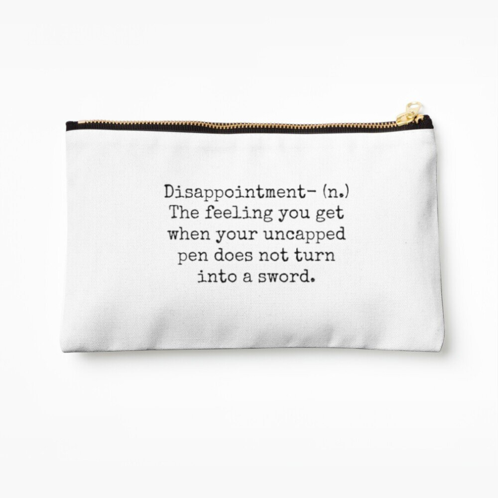 Whibos Makeup Bag Percy Jackson Disappointment Cosmetic Organizer Tyvek Paper Bags Zipper Pouch