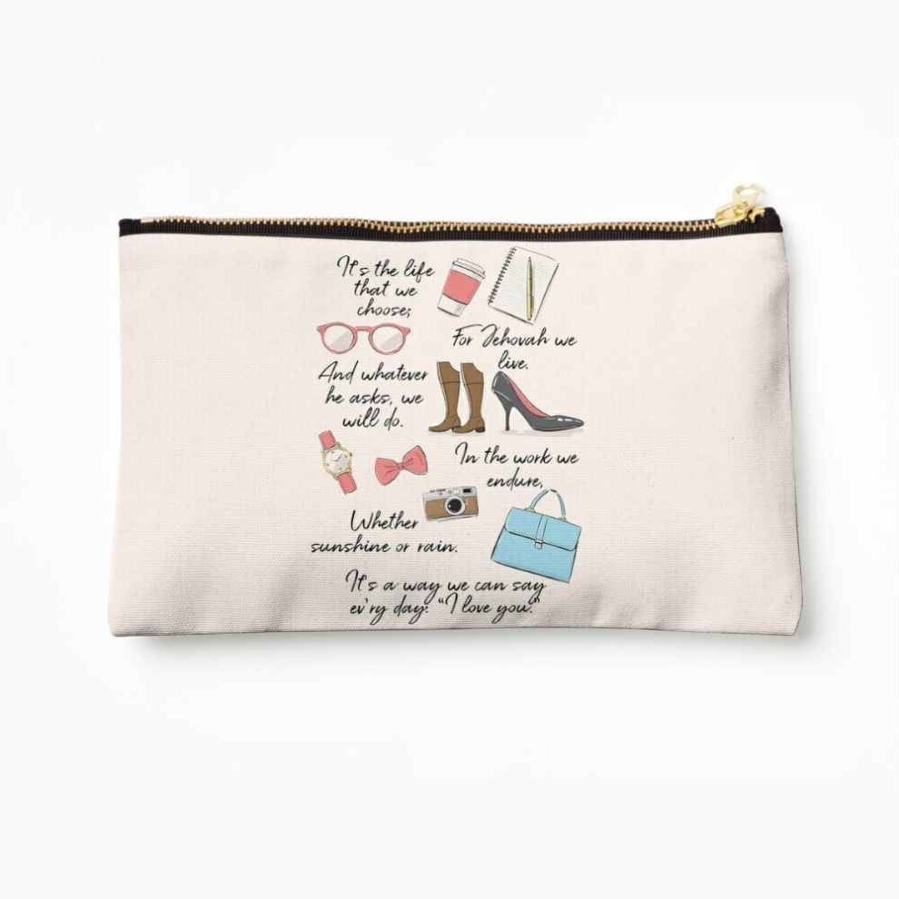 Whibos Makeup Bag The Life Of A Pioneer (For Her) Cosmetic Organizer Tyvek Paper Bags Zipper Pouch