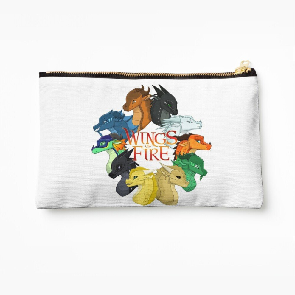Whibos Makeup Bag Wings Of Fire Cosmetic Organizer Tyvek Paper Bags Zipper Pouch