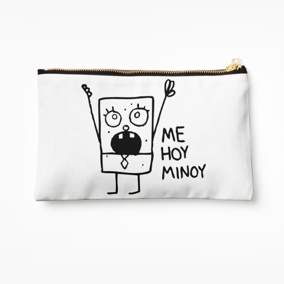 Whibos Makeup Bag [Original] Spongebob: Doodlebob Cosmetic Organizer Tyvek Paper Bags Zipper Pouch