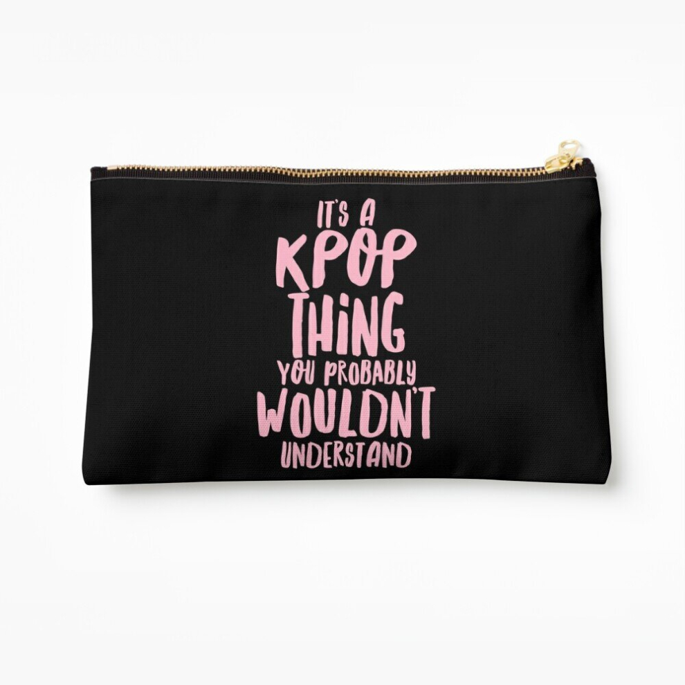 Whibos Makeup Bag It's A Kpop Thing Cosmetic Organizer Tyvek Paper Bags Zipper Pouch