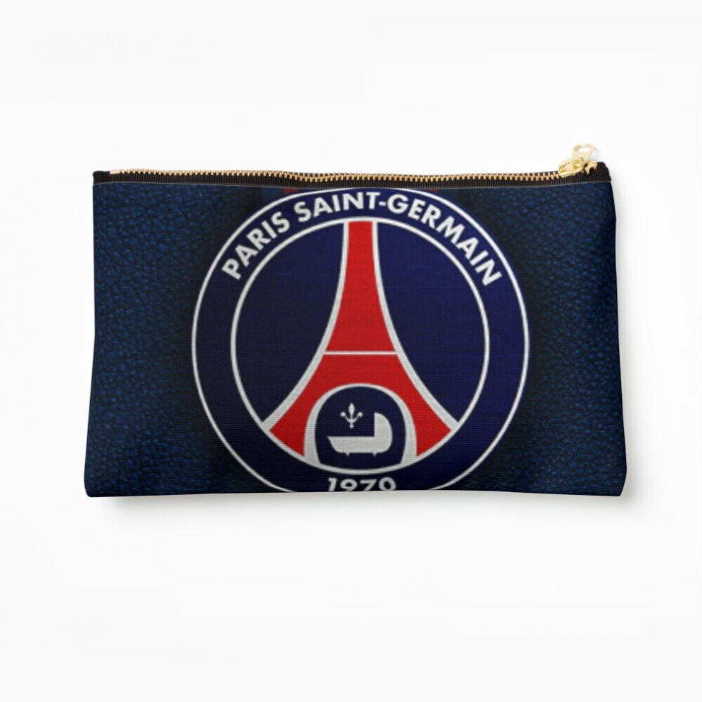 Whibos Makeup Bag Paris Saint-Germain Cosmetic Organizer Tyvek Paper Bags Zipper Pouch