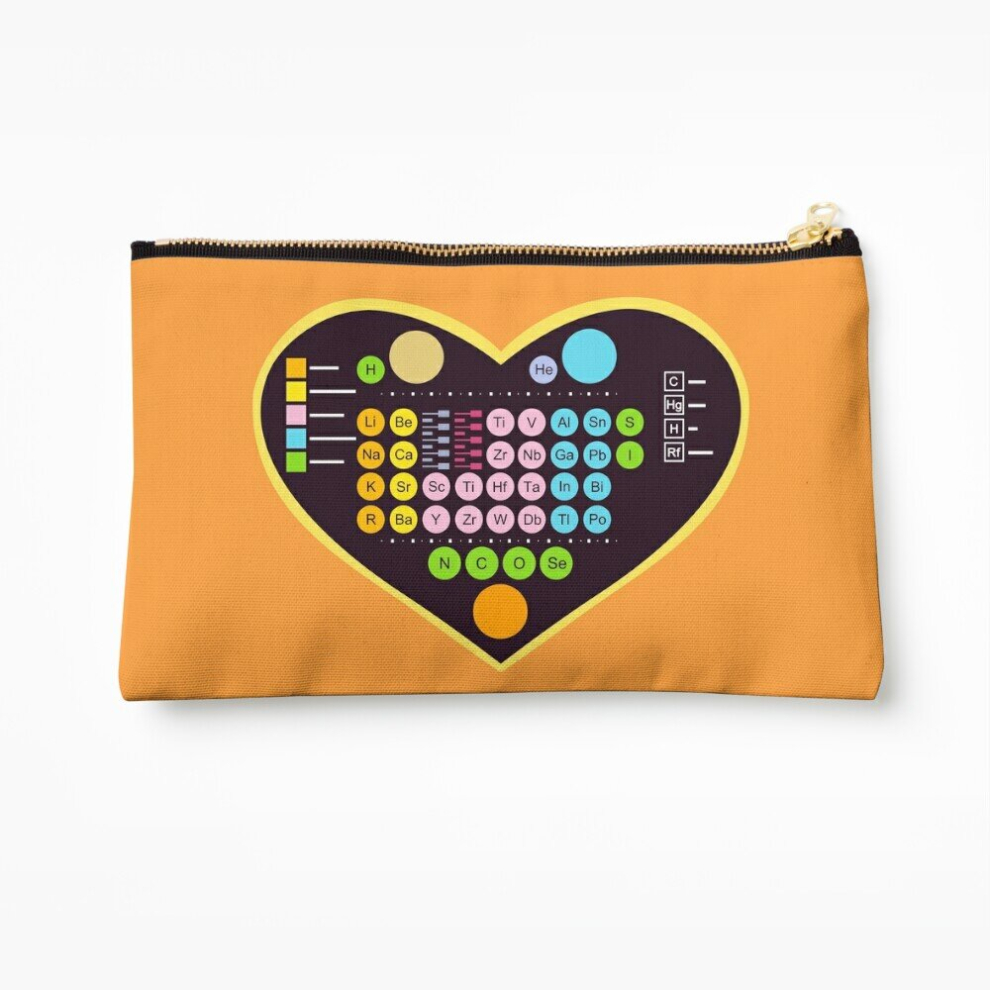 Whibos Makeup Bag Now That's A Chemical Reaction! Cosmetic Organizer Tyvek Paper Bags Zipper Pouch