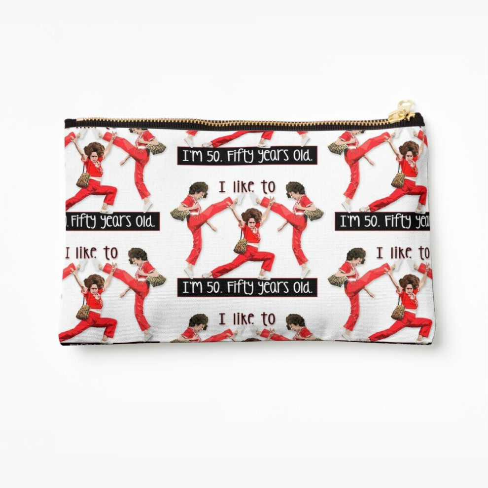 Whibos Makeup Bag Im 50 - Fifty Years Old Cosmetic Organizer Tyvek Paper Bags Zipper Pouch