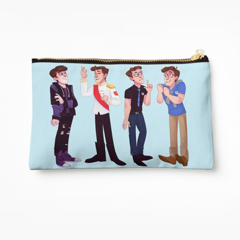 Whibos Makeup Bag Sanders Sides Cosmetic Organizer Tyvek Paper Bags Zipper Pouch