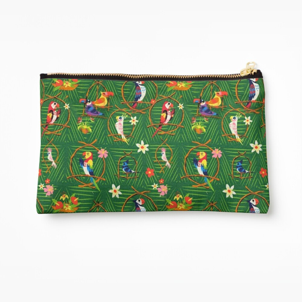 Whibos Makeup Bag Enchanted Tiki Room Cosmetic Organizer Tyvek Paper Bags Zipper Pouch
