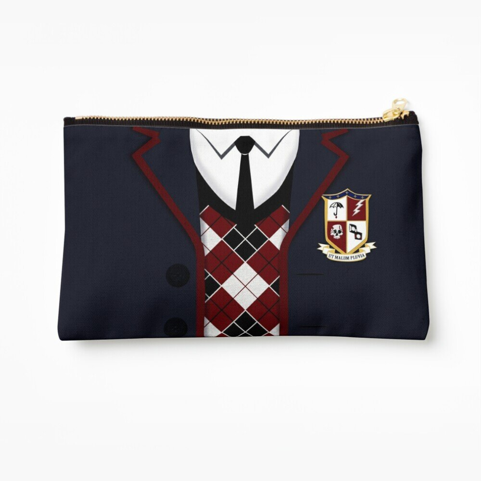 Whibos Makeup Bag Umbrella Academy Uniform Blazer Cosmetic Organizer Tyvek Paper Bags Zipper Pouch