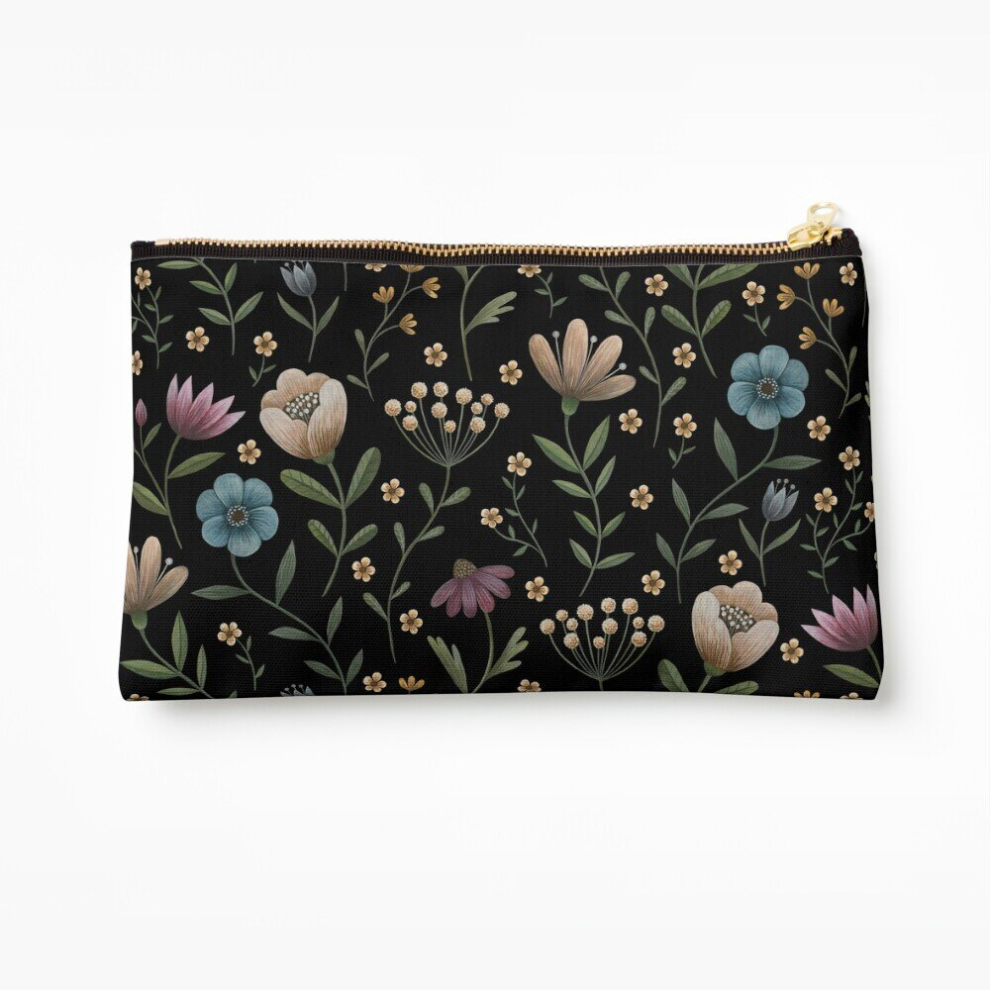 Whibos Makeup Bag Secret Garden Cosmetic Organizer Tyvek Paper Bags Zipper Pouch