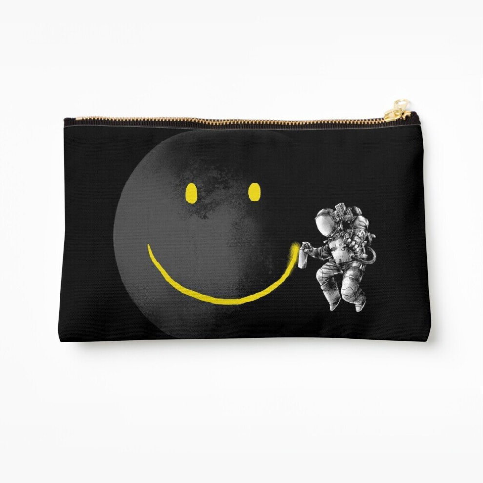 Whibos Makeup Bag Make A Smile Cosmetic Organizer Tyvek Paper Bags Zipper Pouch