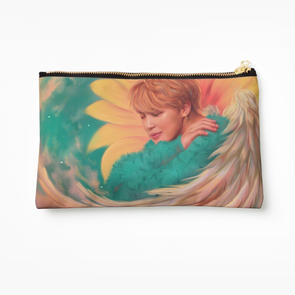 Whibos Makeup Bag Angel Cosmetic Organizer Tyvek Paper Bags Zipper Pouch