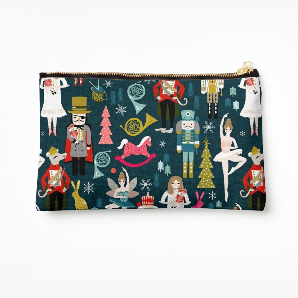 Whibos Makeup Bag Nutcracker Ballet By Andrea Lauren Cosmetic Organizer Tyvek Paper Bags Zipper Pouch