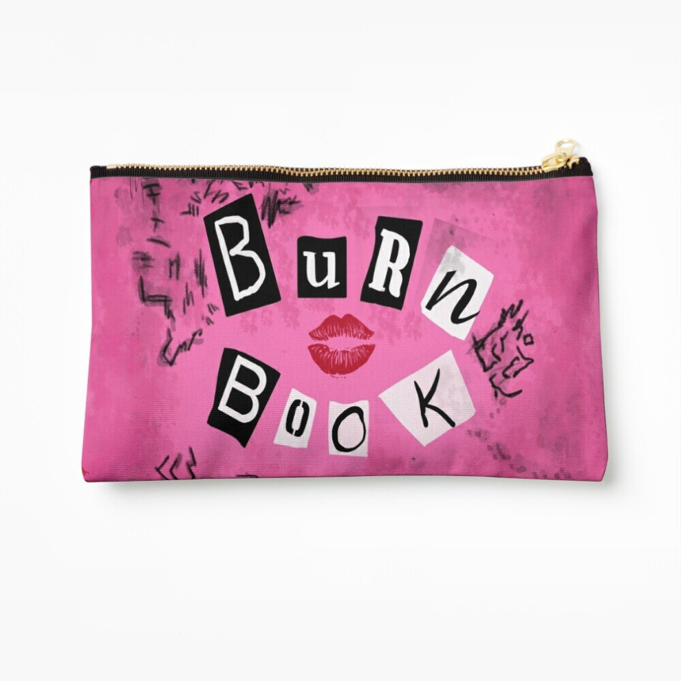 Whibos Makeup Bag The Burn Book Cosmetic Organizer Tyvek Paper Bags Zipper Pouch
