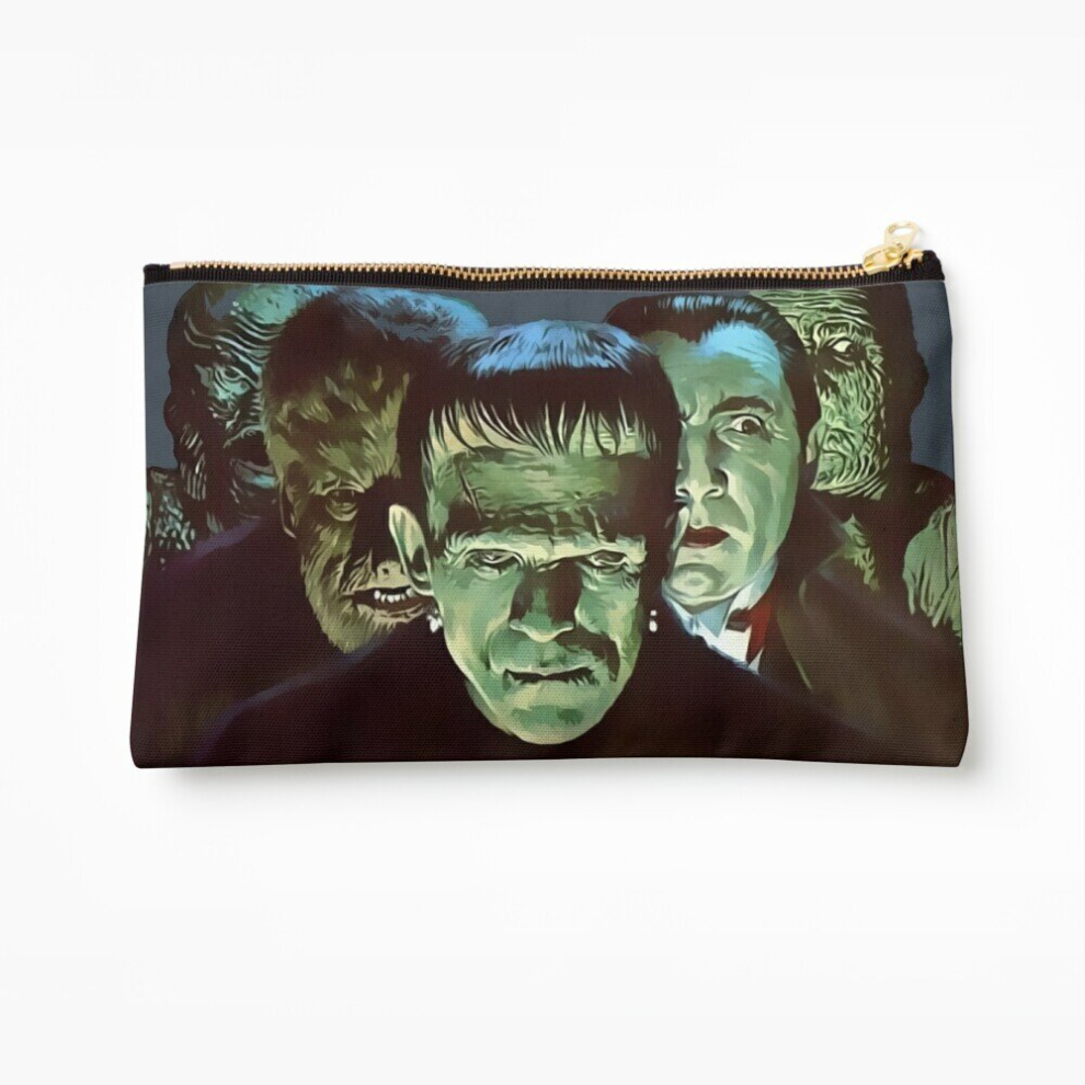 Whibos Makeup Bag Gang Of Monsters Cosmetic Organizer Tyvek Paper Bags Zipper Pouch