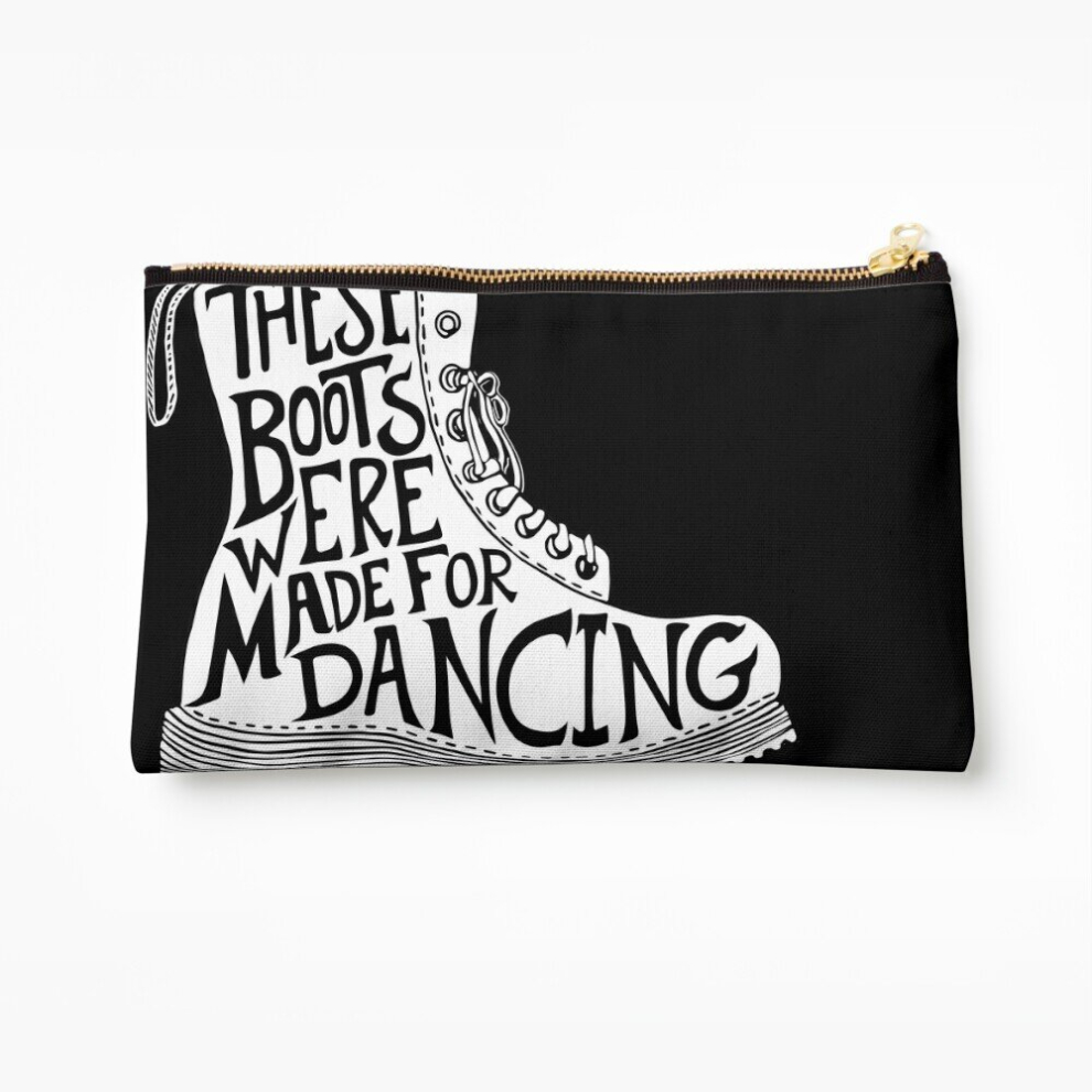 Whibos Makeup Bag These Boots Were Made For Dancing Cosmetic Organizer Tyvek Paper Bags Zipper Pouch