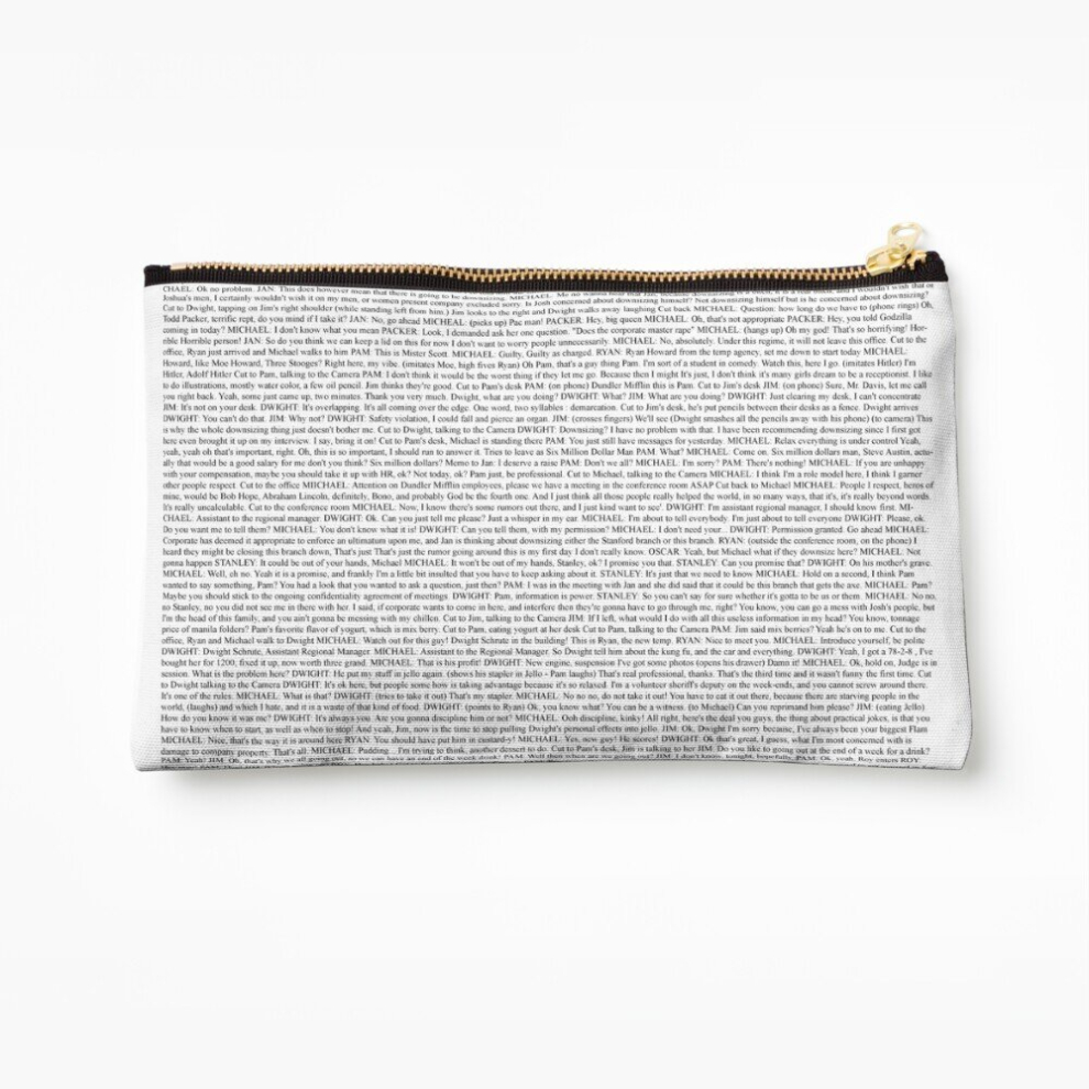 Whibos Makeup Bag The Office Pilot Episode Script (Us) Cosmetic Organizer Tyvek Paper Bags Zipper Pouch