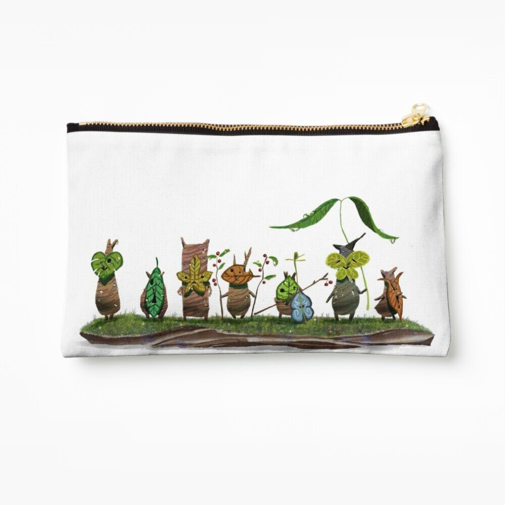 Whibos Makeup Bag Plant Spirits Cosmetic Organizer Tyvek Paper Bags Zipper Pouch