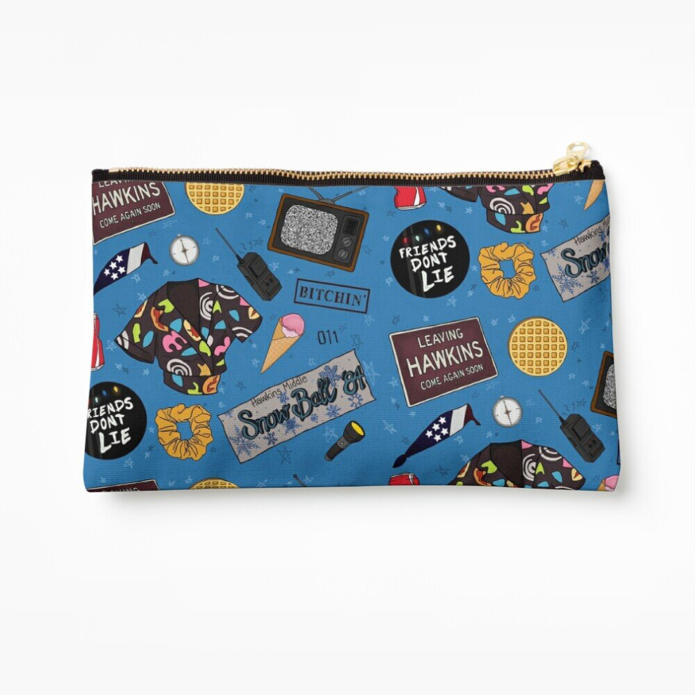 Whibos Makeup Bag Eleven Character Collage St Cosmetic Organizer Tyvek Paper Bags Zipper Pouch