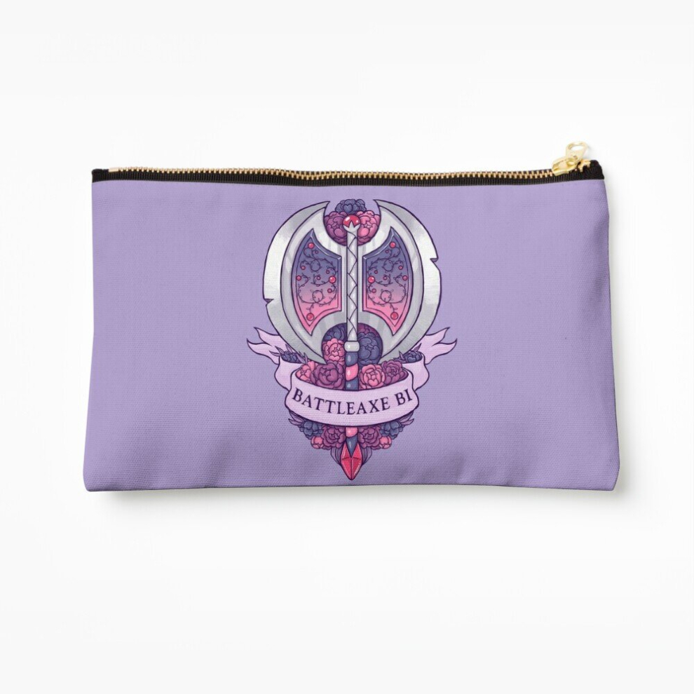 Whibos Makeup Bag Battleaxe Bi Cosmetic Organizer Tyvek Paper Bags Zipper Pouch