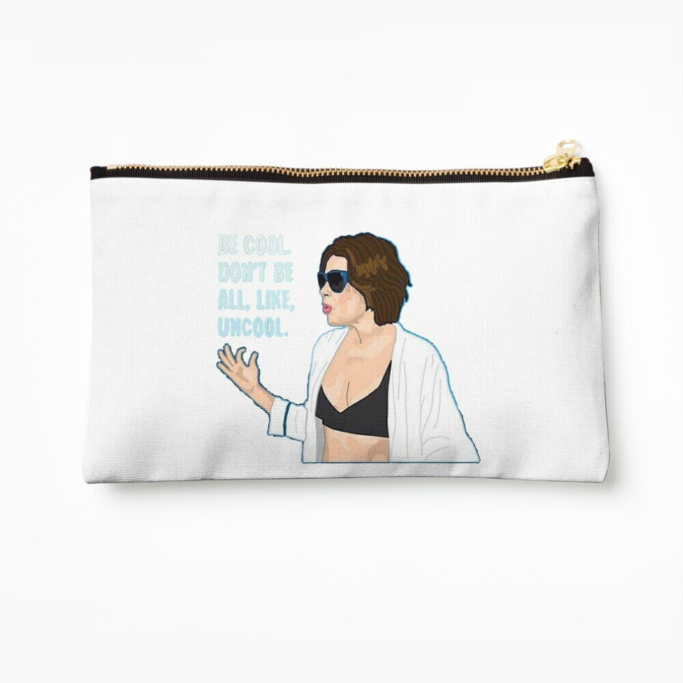 Whibos Makeup Bag Don't Be All Uncool Cosmetic Organizer Tyvek Paper Bags Zipper Pouch