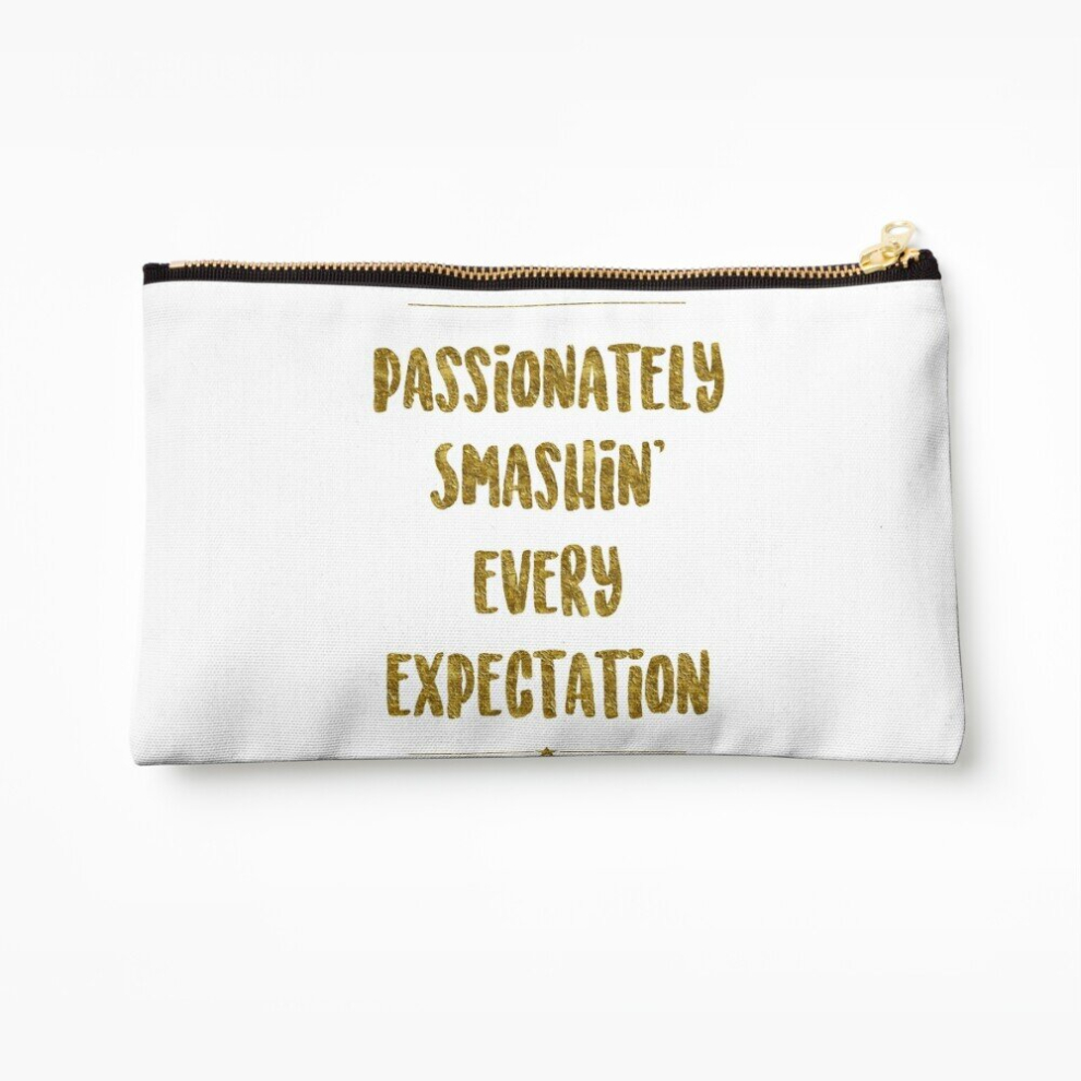 Whibos Makeup Bag Passionately Smashin Every Expectation Hamilton Cosmetic Organizer Tyvek Paper Bags Zipper Pouch