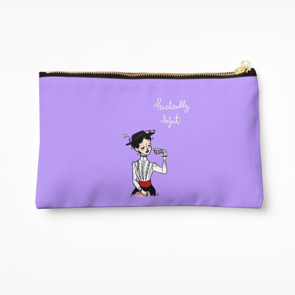 Whibos Makeup Bag Mary Poppins Cosmetic Organizer Tyvek Paper Bags Zipper Pouch