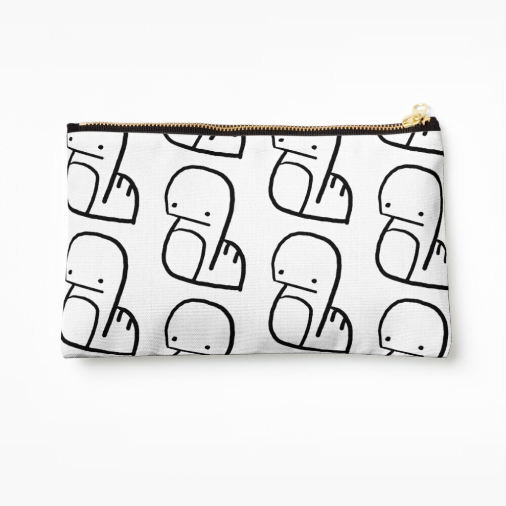 Whibos Makeup Bag Chan's Doodle Cosmetic Organizer Tyvek Paper Bags Zipper Pouch