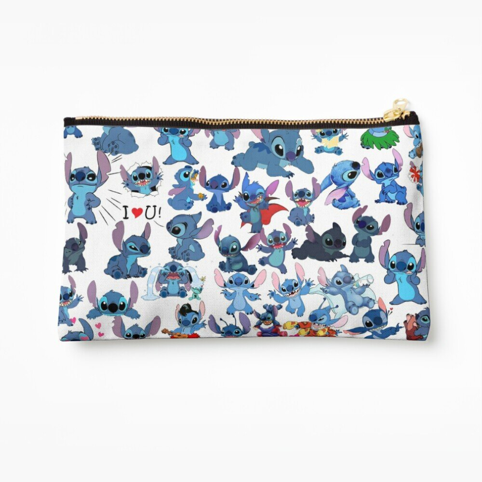 Whibos Makeup Bag Stitch Cosmetic Organizer Tyvek Paper Bags Zipper Pouch