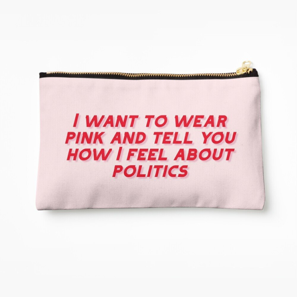 Whibos Makeup Bag Miss Americana Feminist Quote Taylor Swift Cosmetic Organizer Tyvek Paper Bags Zipper Pouch