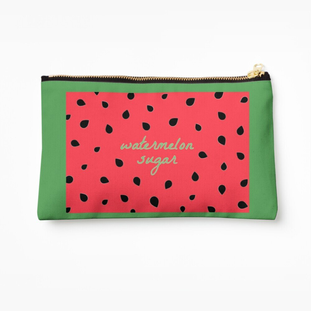 Whibos Makeup Bag Watermelon Sugar Cosmetic Organizer Tyvek Paper Bags Zipper Pouch