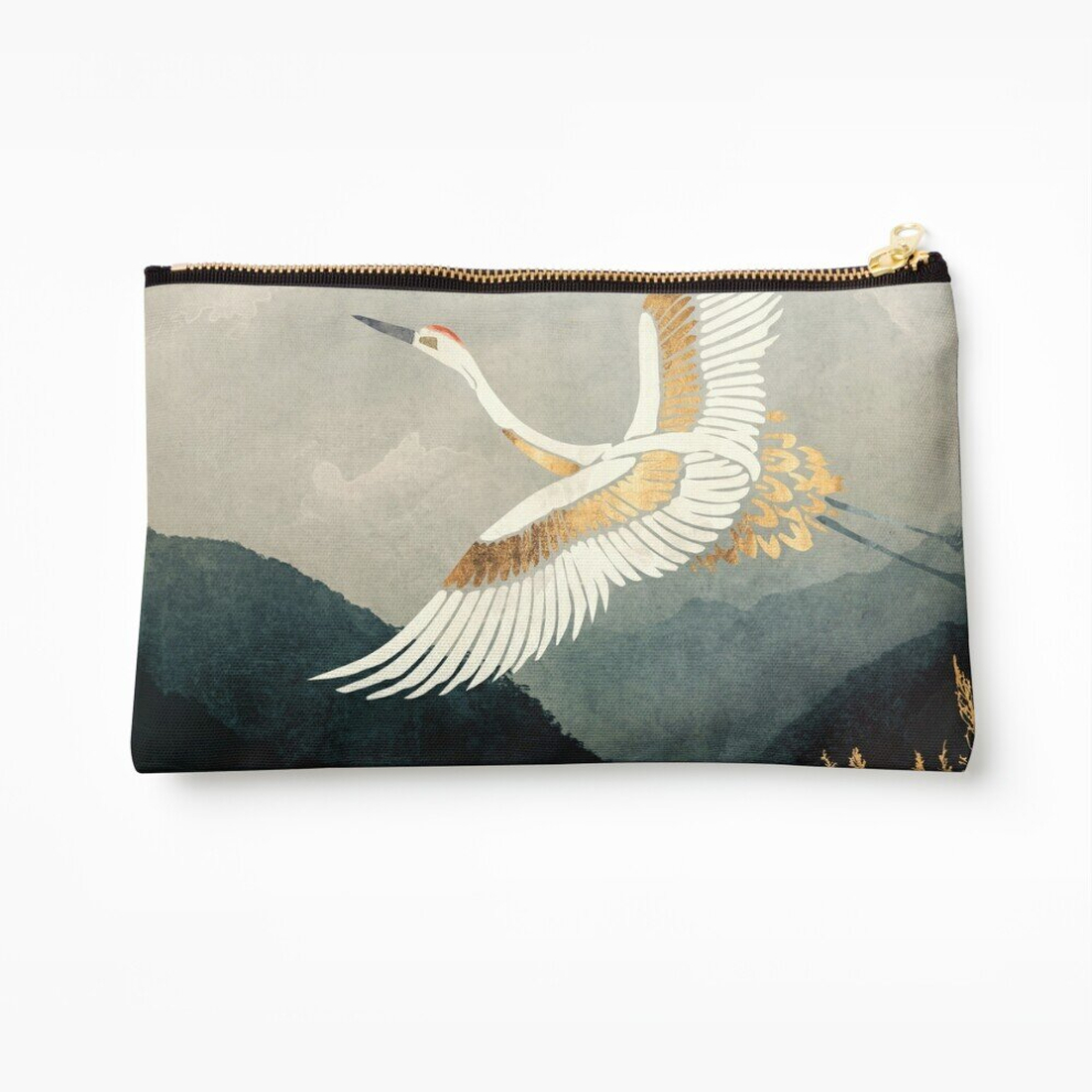Whibos Makeup Bag Elegant Flight Cosmetic Organizer Tyvek Paper Bags Zipper Pouch