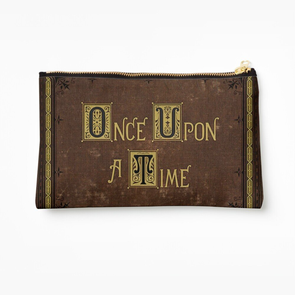Whibos Makeup Bag Once Upon A Time Book Cosmetic Organizer Tyvek Paper Bags Zipper Pouch