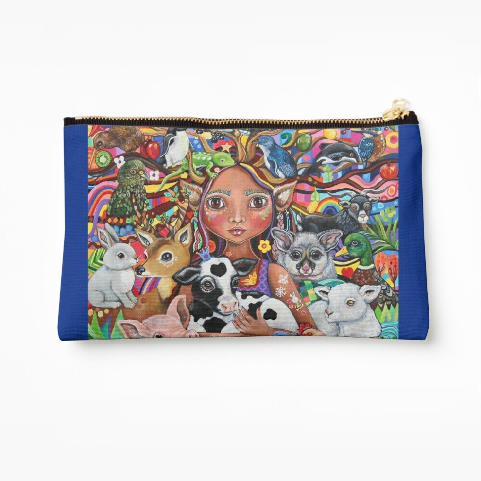 Whibos Makeup Bag The Guardian Cosmetic Organizer Tyvek Paper Bags Zipper Pouch