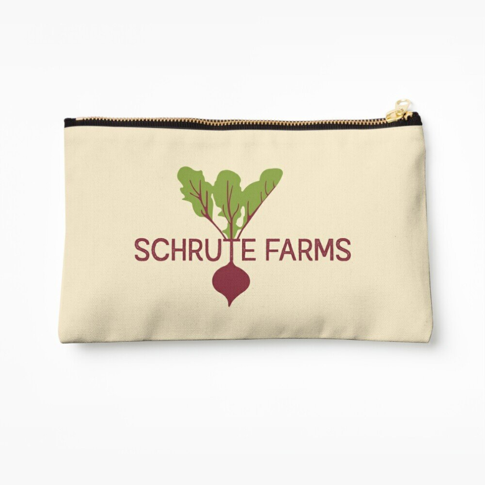 Whibos Makeup Bag Schrute Farms Cosmetic Organizer Tyvek Paper Bags Zipper Pouch