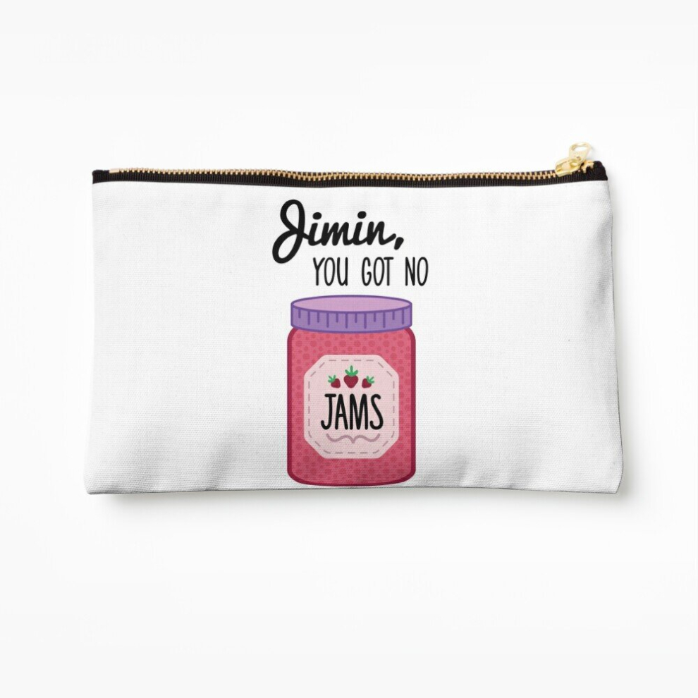 Whibos Makeup Bag Jimin, You Got No Jams Cosmetic Organizer Tyvek Paper Bags Zipper Pouch