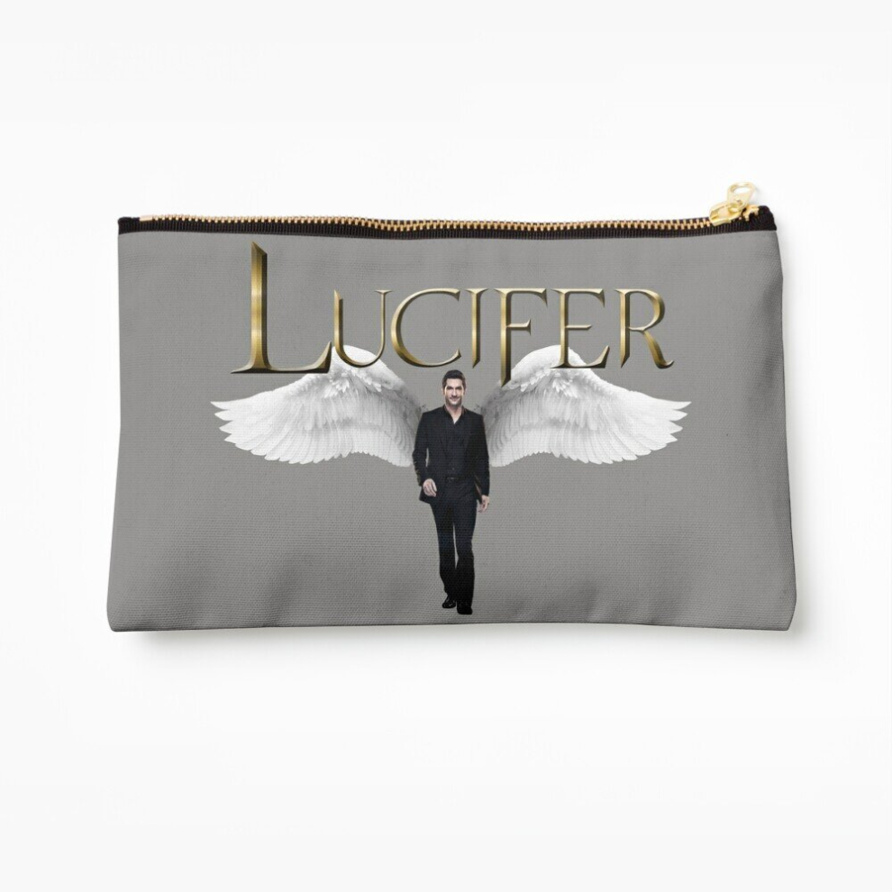 Whibos Makeup Bag Lucifer Morningstar Cosmetic Organizer Tyvek Paper Bags Zipper Pouch
